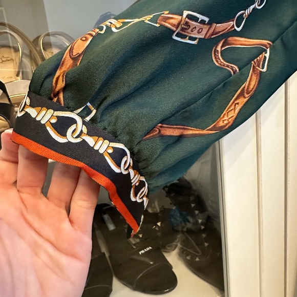 ZARA WOMAN SHORT CHAIN PRINT DRESS BUTTONED LOOSE-FITTING  XS - Picture 3 of 6